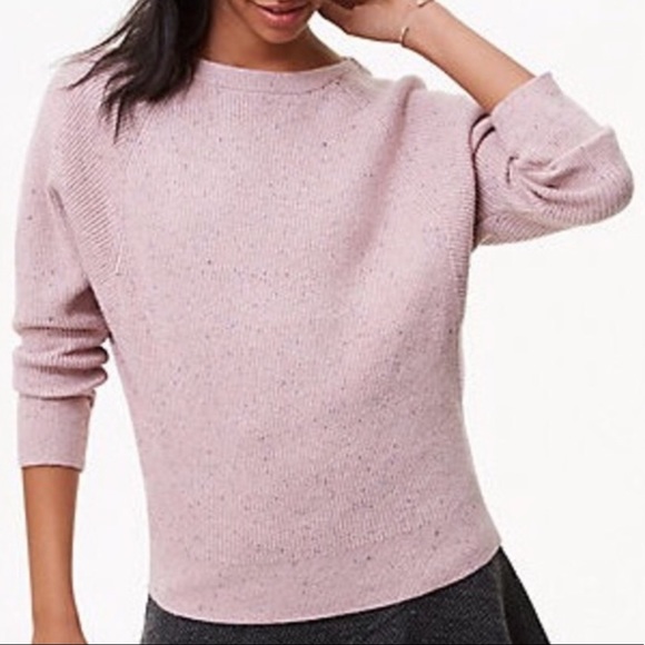 loft pink cardigan